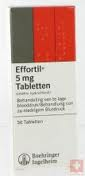 Effortil 5mg 40 Tabs, Etilefrina